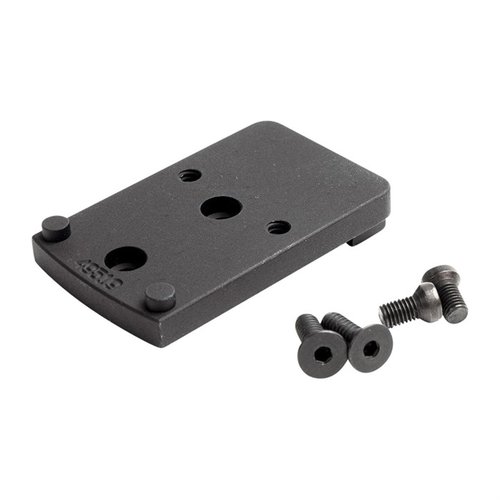 EGW S&W Revolver Trijicon RMR Sight Mount er laget av 7075 aluminium med matte sorte hardcoat, enkel installasjon uten modifikasjoner og passer til Trijicon RMR.