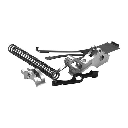 EGW Ignition Kit inkluderer HD Hard Sear, lettet rustfritt stål hammer, og mer for forbedret ytelse; installasjon anbefales av kompetent gunsmith.