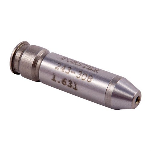 FORSTER 7.62 Match Gauges gir presise målinger av headspace i .001" intervaller, laget av herdet høghastighetsstål for langvarig nøyaktighet.