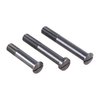 Sett med 3 slotted head triggerguard-skruer fra Forster Products, laget av maskinbearbeidet verktøystål for maksimal styrke og holdbarhet. Blåst stål, varierende lengde.