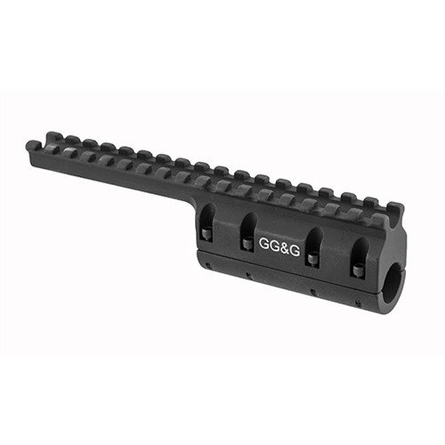 GG&G M1A Scout Scope Mount gir enkel montering av red dot eller lang øyeavstand kikkert, med lav profil og 8 klips for maksimal stabilitet.