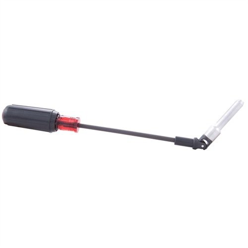 M14/M1A Chamber Cleaning Tool gir rask og grundig rengjøring av kammeret med en robust design, justerbar vinkel og sikker gummihåndtak for optimal rengjøring.