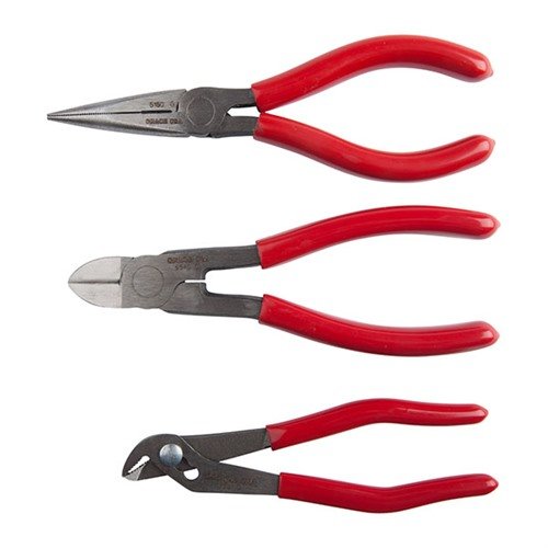 GRACE USA 3 PLIER SET er håndlaget og 100% laget i USA, perfekt for dine gunsmithing behov og gir presisjon og kvalitet til ditt arbeid.