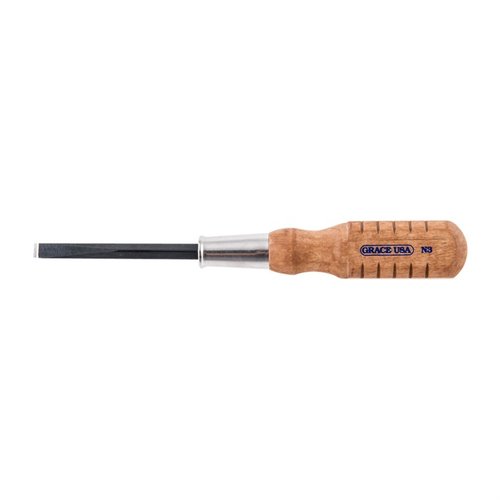 Grace USA Screwdriver Set tilbyr en perfekt kombinasjon av holdbare, ergonomiske håndtak, herdet stål og firkantet skaft for presisjonsarbeid.