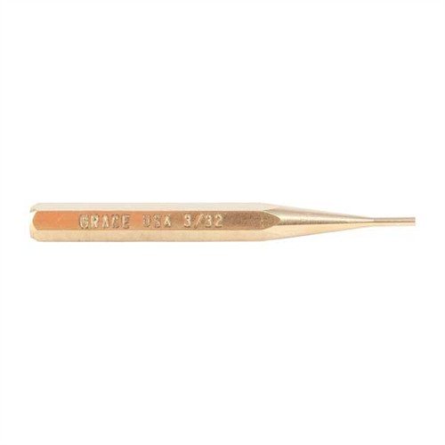 Grace USA Brass Punch Set tilbyr presisjon, holdbarhet og ikke-marring egenskaper, ideell for delikate oppgaver med et variert utvalg av størrelser.