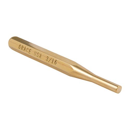 Grace USA Brass Punch Set tilbyr presisjonsverktøy i høy kvalitet, laget av messing, ideelle for delikate oppgaver uten å skade overflater.