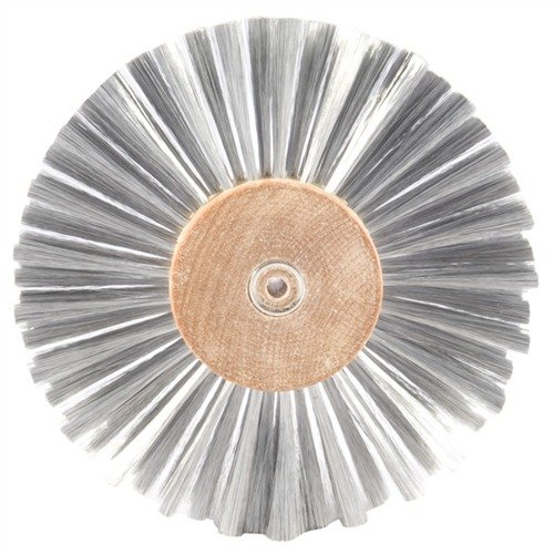 .0025" rustfritt stål børstehjul med 4 rader er ideelle for korting mellom strøk ved rustblåsing, uten å fjerne metall eller gi en "sateng" finish.