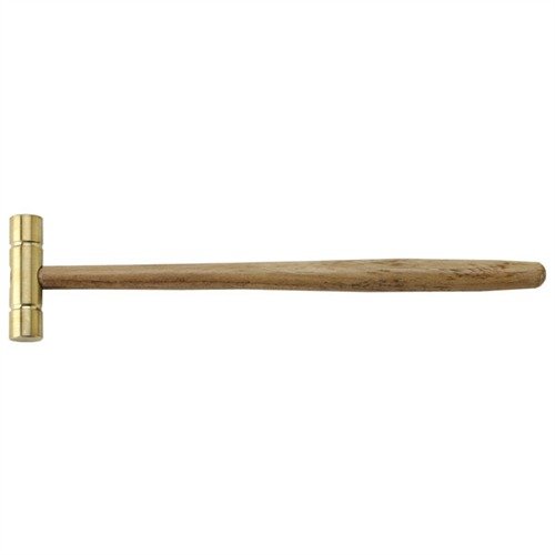 Denne lette, solide messinghammeren på 2 oz. gir maksimal kontroll uten å skade fine deler, med et elegant utformet treskaft for bedre håndtering.