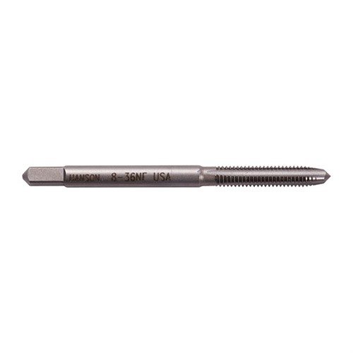 IRWIN Wire Gauge Carbon Taps er presisjonsverktøy laget av karbonstål, ideell for å lage eller reparere interne gjenger i våpenkomponenter.