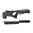 HOGUE RUGER 10/22 TAKEDOWN STOCK THUMBHOLE RUBBER BLK