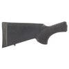 HOGUE Overmolded Shotgun Buttstock gir en slitesterk og komfortabel grep med gummi-overflate, tilgjengelig i standard og ShortShot lengde for bedre tilpasning.