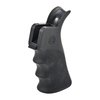 HOGUE AR-15 Overmolded Beavertail Grip har ergonomiske fingergroper, et sikkert Cobblestone™ grep, og er motstandsdyktig mot olje og løsemidler. Gripet gir bedre kontroll og komfort.