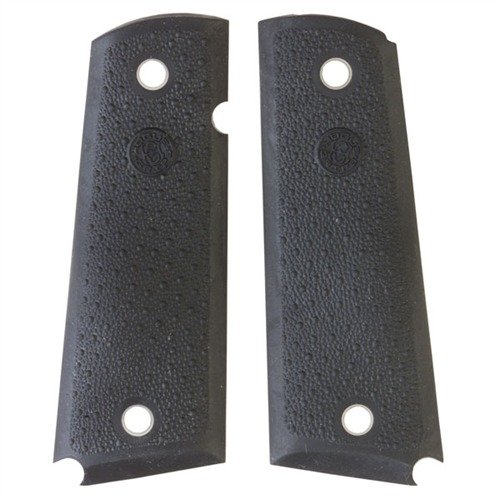 HOGUE SEMI-AUTO PISTOL GRIPS gir bedre rekylkontroll med håndfyllende design i gummi og tre, og tilbyr et non-slip, pebble finish for optimal grep.