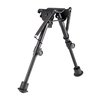 Harris selvnivellerende bipod 6-9" gir rask justering på ujevnt terreng, med justerbar høyde og låsemekanisme for stabilitet.