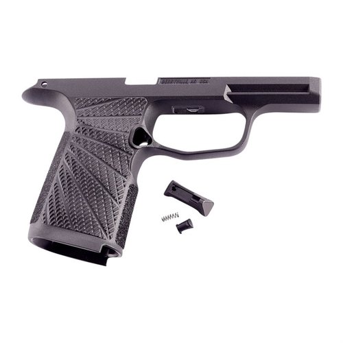 Wilson Combat WCP365 gripmodul forbedrer grep og rekylkontroll med ergonomisk design, aggressiv tekstur og høydejustering for optimal ytelse.