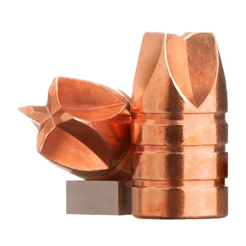 38 CALIBER XTREME DEFENSE FTM BULLETS gir imponerende barriereresistens, 2x større permanent sårhulldybde, redusert rekyl og presisjon fra solid kobber.