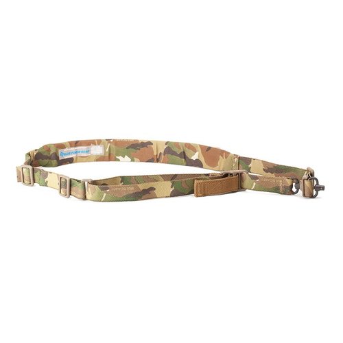 Vickers 2-to-1 RED Swivel Sling gir deg muligheten til å bytte mellom 2-punkts og 1-punkts modus raskt, med justerbarhet og komfort for alle våpen.
