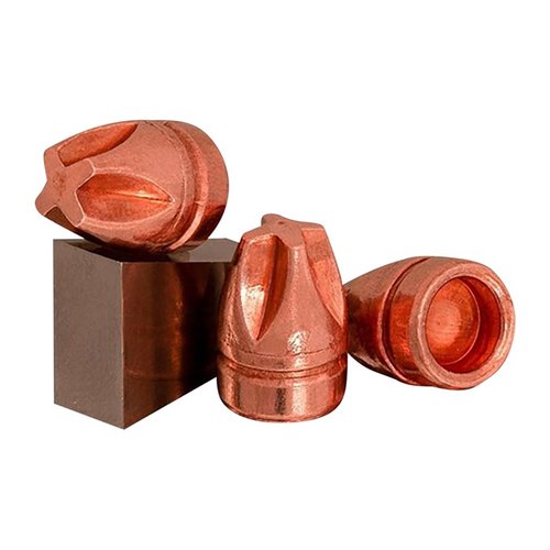 Xtreme Penetrator-profilen gir dyp, rett penetrasjon med en permanent sårkanal som er 2-4 ganger større enn vanlige kuler. Laget av solid Copper/Brass.