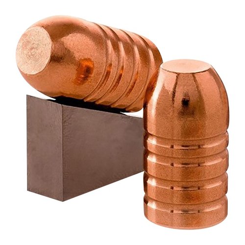 DANGEROUS GAME 400 CALIBER kuler gir dyp penetrering med solid kobberdesign, ideell for jakt med 10mm Auto, 190gr Wide Flat Nose for maksimal effektivitet.