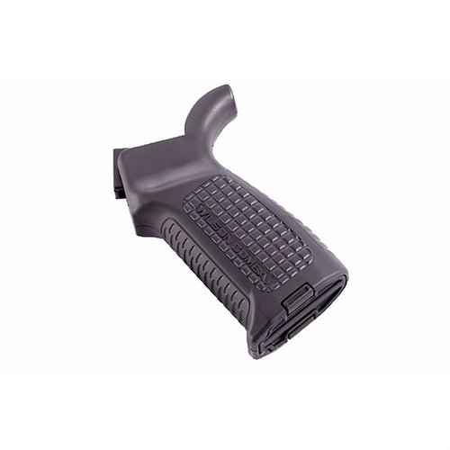 WILSON COMBAT AR plattform pistolgrep gir optimal kontroll og komfort, er laget av slitesterk polymer, har TRAK greptekstur og oppbevaringsrom for batterier.