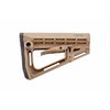 WILSON COMBAT AR-15 buttstock er en lett, justerbar og robust oppgradering laget av fiberforsterket polymer, med QD sling fester og gummiert bakplate.