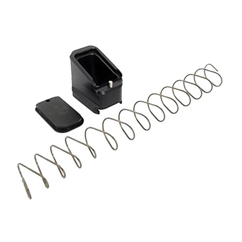 +5/4 magasinforlengelse for CZ P10F/P09 fra Shield Arms gir enkel tilgang til fjær og follower uten å fjerne forlengelsen, med livstidsgaranti.