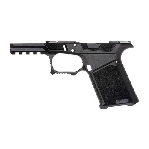 SCT 19 ramme gir en perfekt basis for ditt neste prosjekt, med aggressiv grepstekstur, utvidet beavertail, drop free magasinbrønn og 4-slot picatinny rail.