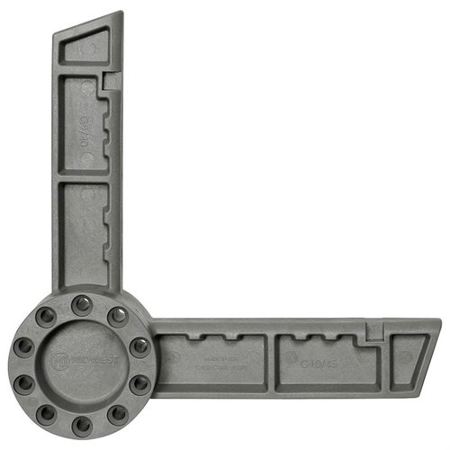 Passer for Glock® 9mm/.40cal og 10mm/.45cal, laget av høystyrke polymer, låser sikkert i magwell for vedlikehold, og har festehull for arbeidsbenk.