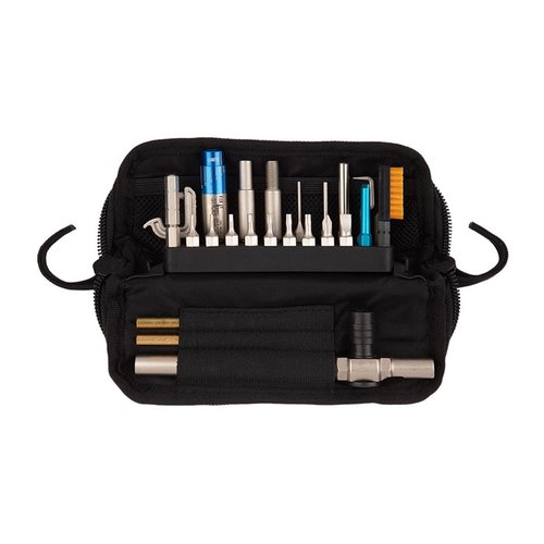 Fix It Sticks Pistol Kit for Glock® tilbyr et komplett sett med spesialverktøy for vedlikehold, inkludert Mini All-In-One Torque Driver og spesialverktøy for Glock®.