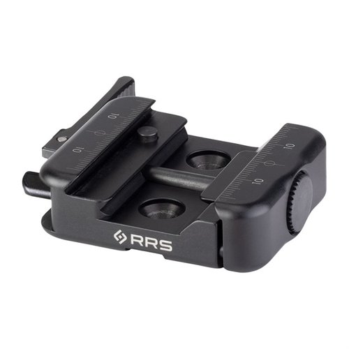 SC-ARC BIPOD CLAMP gir rask frigjøring fra Picatinny og ARCA/RRS Dovetail rails, med R-Lock sikkerhetsfunksjoner og ergonomisk design for enkel bruk.