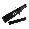 OPENTOP 11/22 STRIPPED RECEIVER er en erstatning for Ruger® 10/22®, laget av CNC-maskinert solid billet aluminium med svart anodisert finish, og muliggjør enkel demontering av bolten.