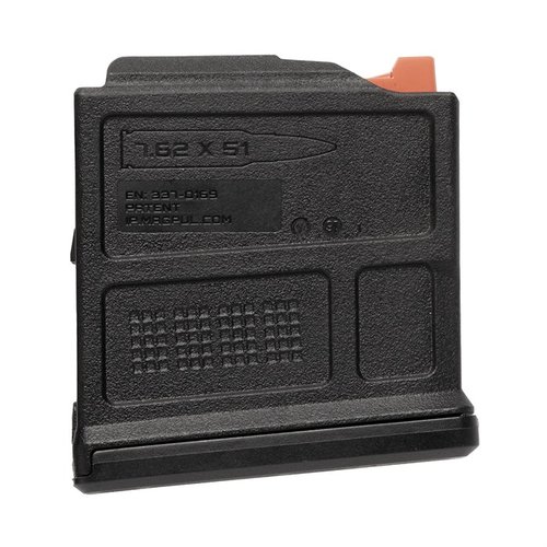 PMAG 5 7.62 AC for SIG CROSS gir pålitelighet og holdbarhet med 5-10 skudd kapasitet, selvsmørende følger og flared bunnplate for enkel håndtering.
