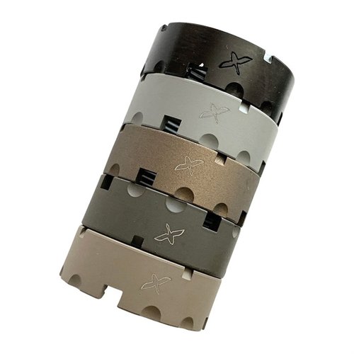 CN5F A5 Castle Nut er 0.1" lengre, med dypere og flere staking notcher, laget for Vltor A5-systemet, og sikrer full sammenlegging av stokken.