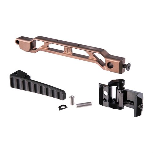JMACs 8-tommers Arm Bar med Folding Buttplate er lett, rigid og modulær, med integrert QD Sling Socket og 7075 T6 aluminium for maksimal holdbarhet.