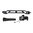 JMAC CUSTOMS AB-9R WITH FOLDING BUTTPLATE & JMAC 1913 FOLDING MECH BLACK