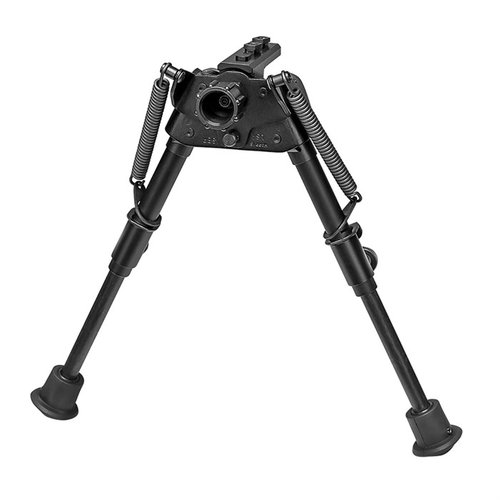 HARRIS S-BR-MLOK BIPOD er ultralett (11,7 oz), justerbar fra 6" til 9", med direkte feste til M-Lok håndgrep og innebygd sling swivel stud.