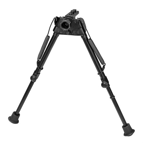 S-L2-MLOK BIPOD fra HARRIS er en ultralett bipod som strekker seg fra 9" til 13", har selvnivellerende ben og er perfekt for ujevnt terreng.