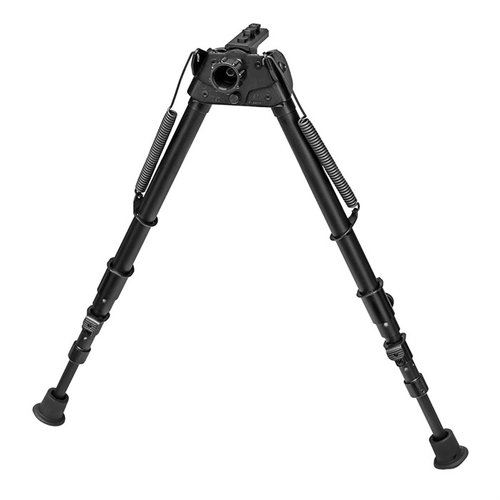 S-25C-MLOK BIPOD fra HARRIS strekker seg fra 13,5" til 27", veier kun 18,6 oz, og er perfekt for ujevnt terreng med innebygd sling swivel stud.