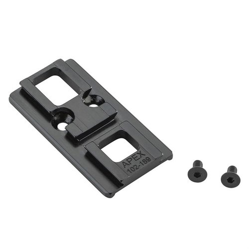 Apex Optic Mount sikrer trygg montering av Aimpoint® Acro™ P-1 & P-2 eller Steiner MPS på GLOCK® MOS® med inkluderte festeskruer.