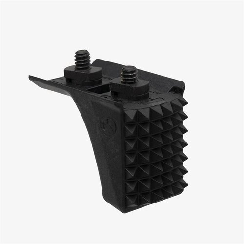 Magpul Barricade Stop gir en stabil plattform for presise skudd, med et slitesterkt polymerhus og utskiftbar teksturert stålplate for optimal kontakt.
