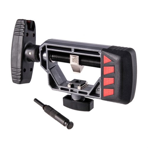 SIGHT PUSHER FOR GLOCK er et profesjonelt verktøy for enkelt og trygt bytte av Glock-sikter, med ergonomisk håndtak og 2-i-1 verktøy for vedlikehold.