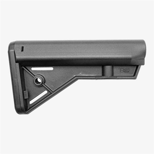AR-15 Bravo-C stokk tilbyr ergonomisk kinnvinkel, anti-rotasjon QD slyngefester, og en komfortabel, sklisikker bakplate, laget av Mil-Spec materialer.