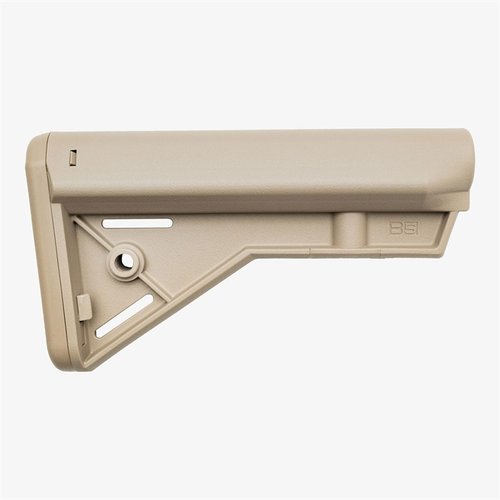AR-15 Bravo-C fastkjøtt har ergonomisk kinnstøtte, anti-rotasjons QD slyngefester og en polstret bakstykke for optimal komfort. Laget av Mil-Spec materialer.