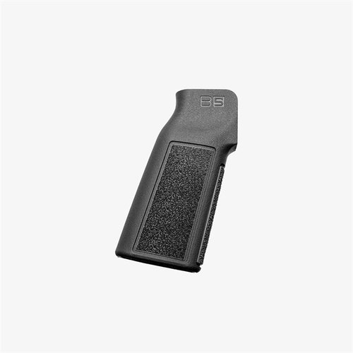 B5 Systems Type 22 P-Grip gir bedre ergonomi med økt vertikal grep vinkel, aggressiv tekstur for bedre grep, og aksepterer Battery Grip Plug. Laget i USA.