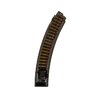 9MM magasin for CZ Scorpion Evo 3+ med 40 runder, ekstremt pålitelig, motstandsdyktig mot påvirkninger og kjemikalier, med gjennomsiktig kropp for ammo-kontroll.