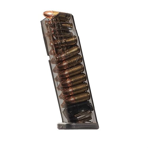 SIG SAUER 320 magasiner i 9mm med 17 skudds kapasitet, ekstrem støtbestandighet, kjemikalieresistens og gjennomsiktig kropp for enkel ammooversikt.