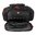 GREY GHOST GEAR RANGE BAG BLACK WITH RED ZIPPER PULLS