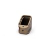 Strike Industries Aluminium Extended Magazine Plate for GLOCK™ G17 gir ekstra 5 patroner 9mm eller 4 patroner .40 cal, med lav drag og ingen snag design.