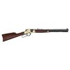 BIG BOY BRASS 44 MAGNUM/44 SPECIAL er en pålitelig rifle med 20" oktagonal løp, justerbare sikter og 10 skudds magasin, perfekt for både jakt og sport.