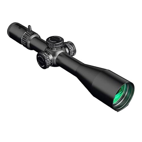 Warhawk 2-10x44 FFP kikkertsikte tilbyr krystallklar optikk, robust konstruksjon, 34mm rør for justering, og nattvisjonskompatibel retikkelbelysning.